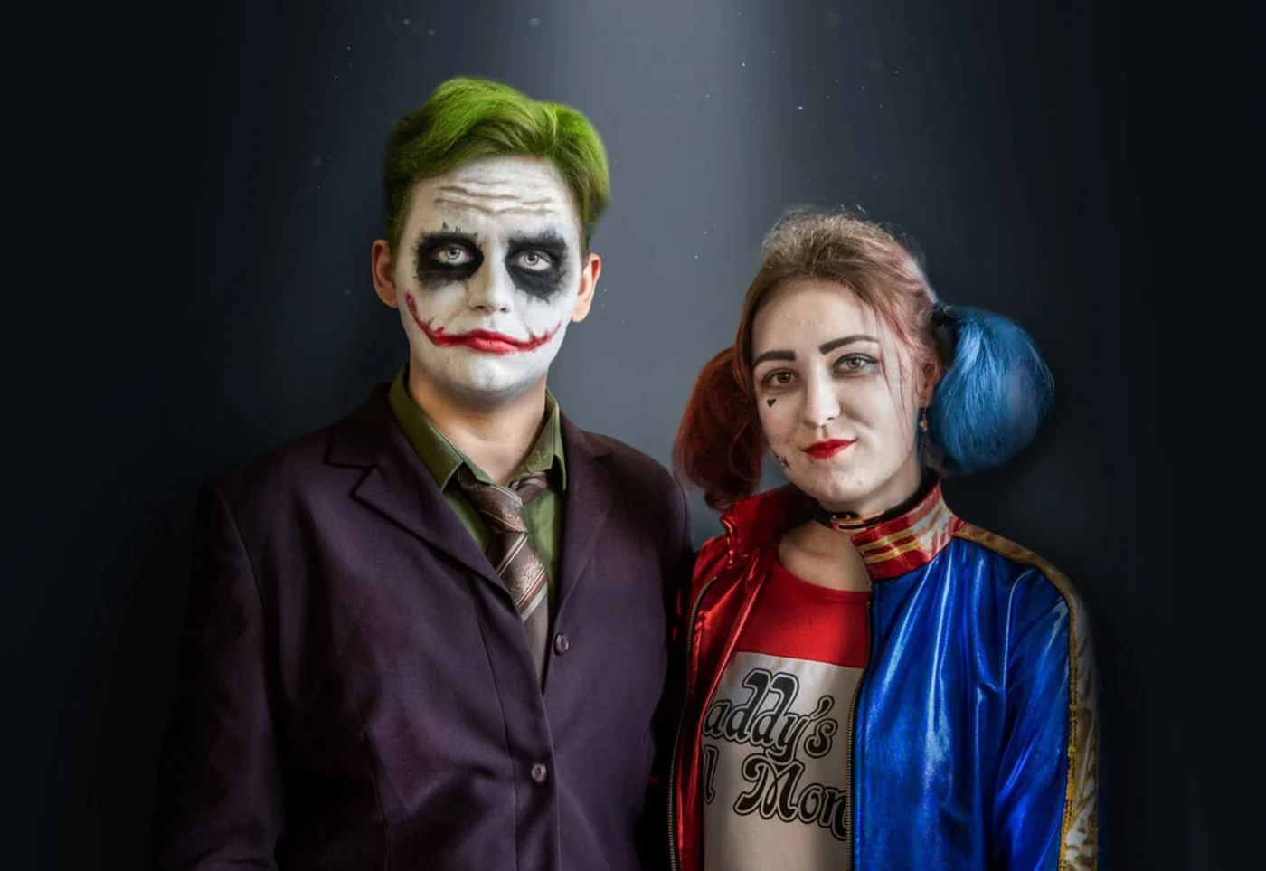 Filip Cvejn jako Joker, kostýmní focení